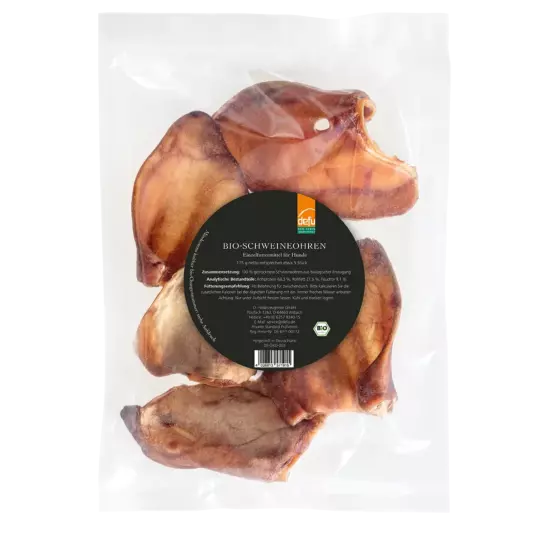 Hund: Bio-Schweineohren getrocknet