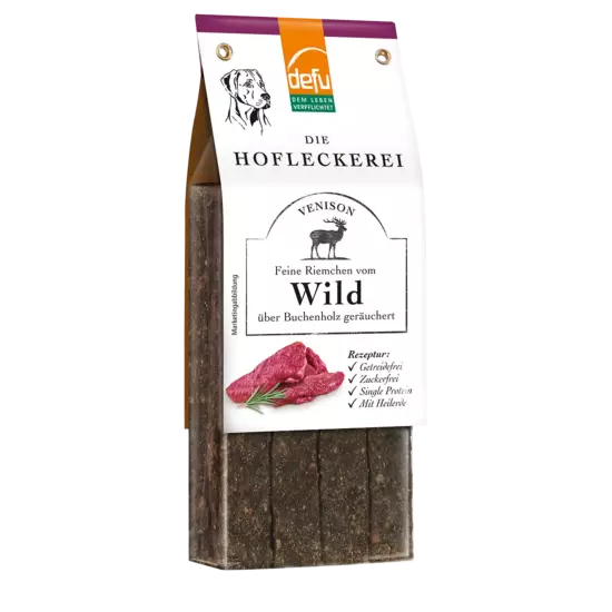 Hund: Hofleckerei - Feine Riemchen vom Wild