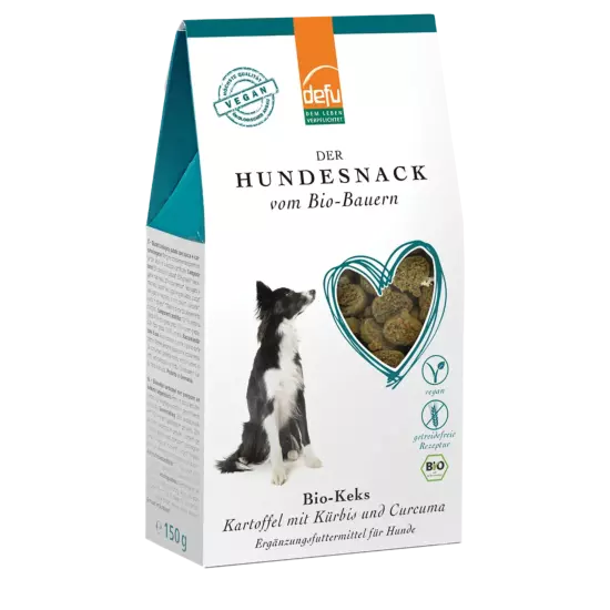 Hund: Bio-Keks Kartoffel mit Kürbis und Curcuma