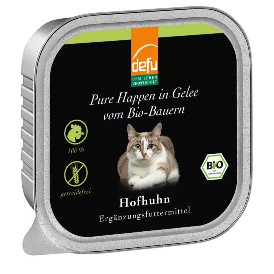 Katze: Hofhuhn - Pure Happen in Gelee