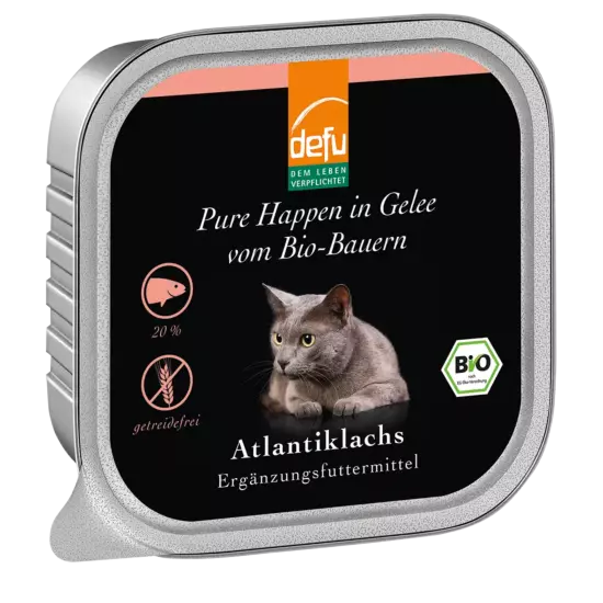 Katze: Atlantiklachs - Pure Happen in Gelee