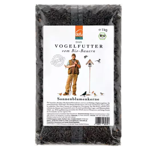 Bio-Sonnenblumenkerne schwarz 1-14 kg