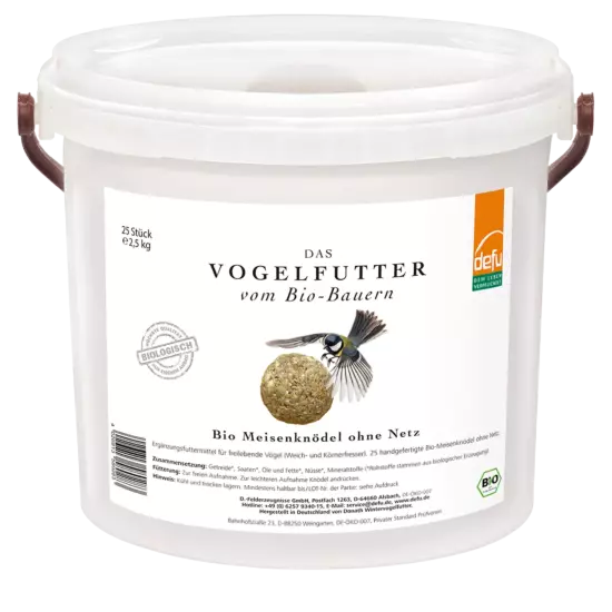 Bio-Meisenknödel ohne Netz 25 St. im Eimer