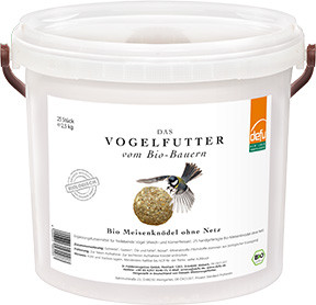 defu Meisenknödel ohne Netz für Vögel 20 Stück Eimer